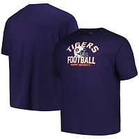 T-shirt avec casque de football Champion Auburn Tigers Big & Tall pour hommes, bleu marine