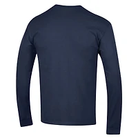 Men's Champion Navy Auburn Tigers High Motor Long Sleeve T-Shirt