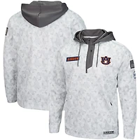 Sweat à capuche zippé Colosseum Arctic Camo Auburn Tigers OHT Military Appreciation pour homme