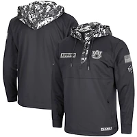 Sweat à capuche Colosseum Charcoal Auburn Tigers OHT Military Appreciation Digi Camo pour homme