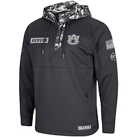 Sweat à capuche Colosseum Charcoal Auburn Tigers OHT Military Appreciation Digi Camo pour homme