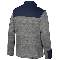 Men's Colosseum  Gray/Navy Auburn Tigers Guard Full-Zip Jacket