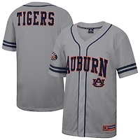 Men's Colosseum Gray Auburn Tigers Free Spirited Baseball Jersey