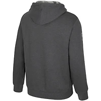 Men's Colosseum  Heather Charcoal Auburn Tigers Operation Hat Trick Squad Hoodie