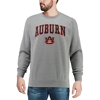Sweat Colosseum gris chiné avec arche et logo Tigres Auburn pour homme