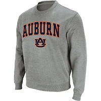 Sweat Colosseum gris chiné avec arche et logo Tigres Auburn pour homme