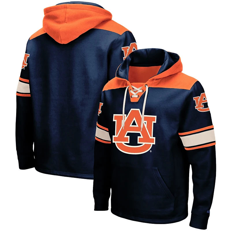 Sweat à capuche lacets Colosseum Navy Auburn Tigers 2.0 pour hommes