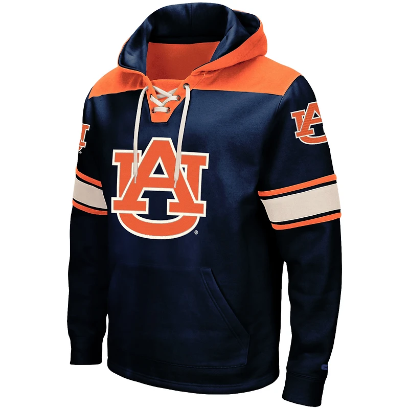 Sweat à capuche lacets Colosseum Navy Auburn Tigers 2.0 pour hommes