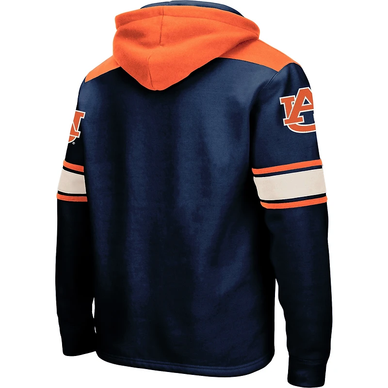 Sweat à capuche lacets Colosseum Navy Auburn Tigers 2.0 pour hommes