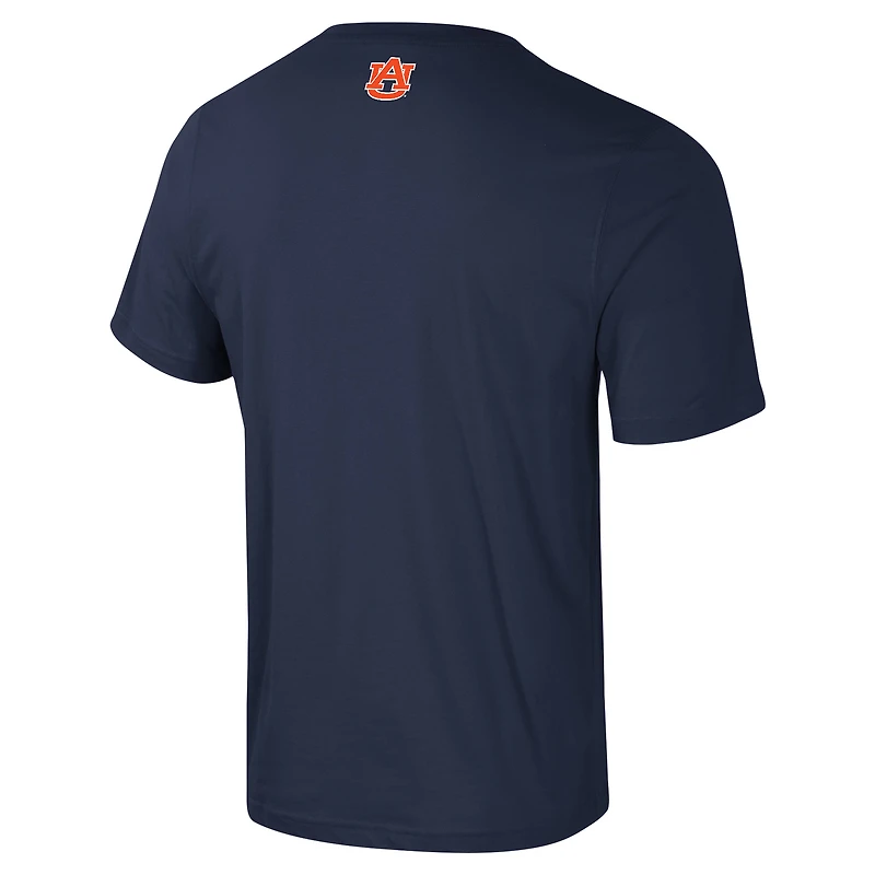 T-shirt Colosseum Navy Auburn Tigers Color Pop Active Blend pour hommes
