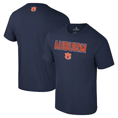 T-shirt Colosseum Navy Auburn Tigers Color Pop Active Blend pour hommes