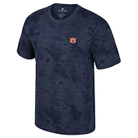 T-shirt à imprimé floral pour homme Colosseum Navy Auburn Tigers