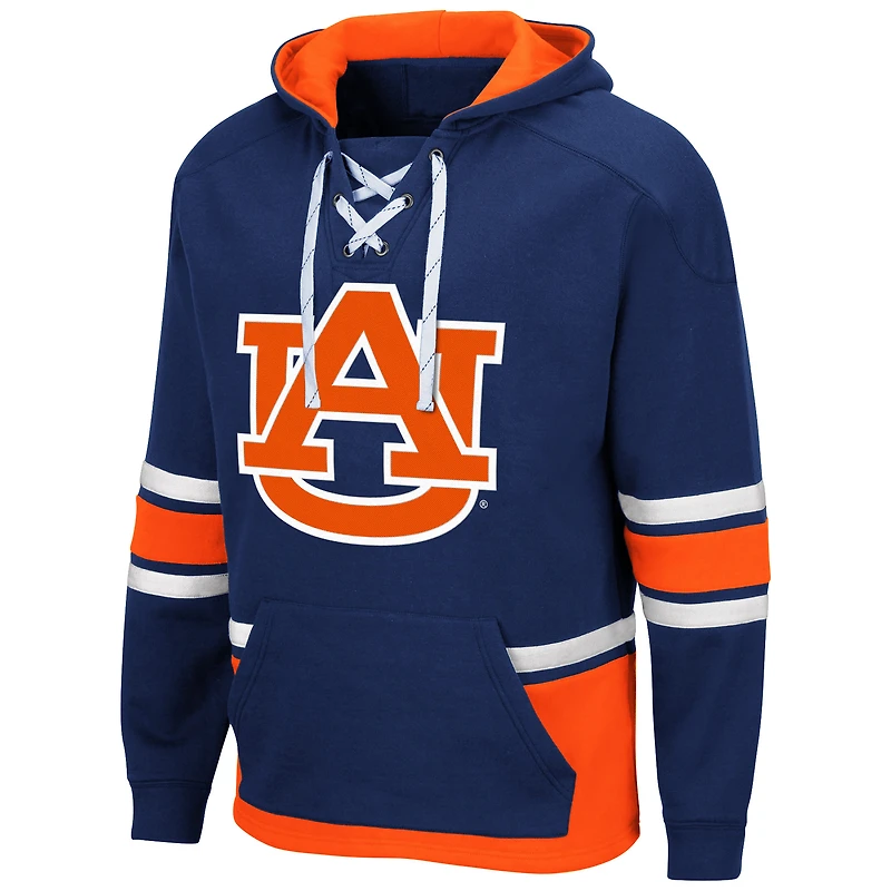 Chandail à capuchon Colosseum Navy Auburn Tigers lacets 3.0 pour hommes