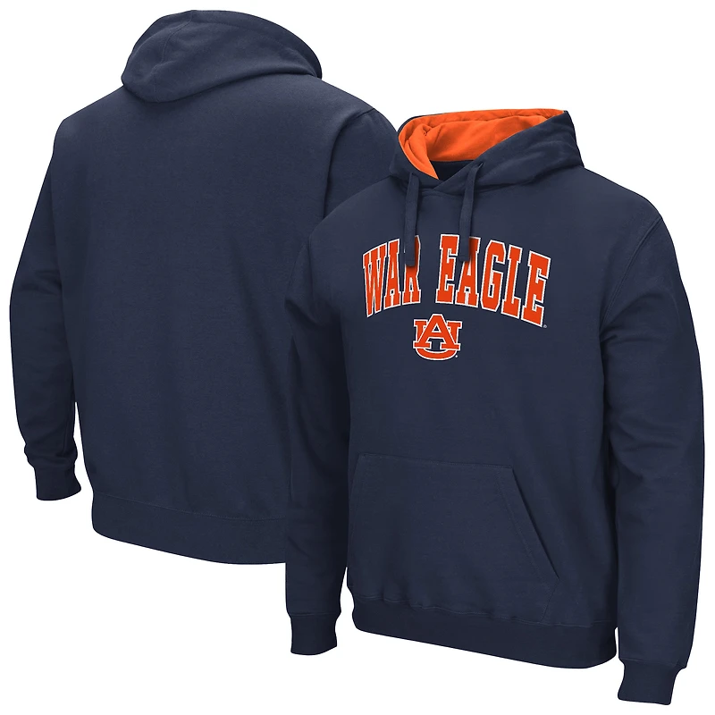 Sweat à capuche polaire Rally Cry pour homme Colosseum Navy Auburn Tigers
