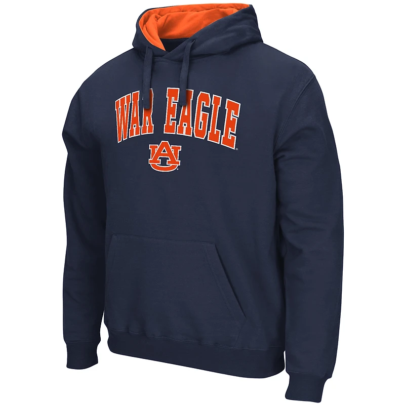 Sweat à capuche polaire Rally Cry pour homme Colosseum Navy Auburn Tigers