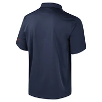 Men's Colosseum Navy Auburn Tigers Strike Bowling Button-Up Shirt