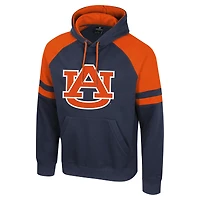 Sweat à capuche raglan Todd pour homme Colosseum Navy Auburn Tigers