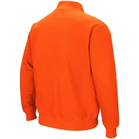 Veste Colosseum Orange Auburn Tigers Tortugas Logo Quarter-Zip Pullover pour homme