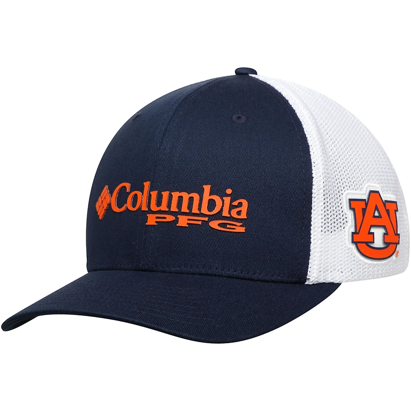 Casquette Columbia Navy Auburn Tigers Collegiate PFG Flex pour homme