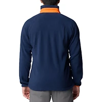 Veste polaire à glissière complète Columbia Navy Auburn Tigers Flanker IV Raglan pour homme