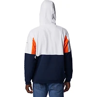 Sweat à capuche quart de zip Columbia Auburn Tigers Lodge pour hommes, bleu marine