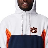 Sweat à capuche quart de zip Columbia Auburn Tigers Lodge pour hommes, bleu marine