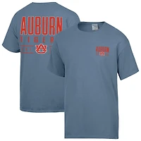 T-shirt bleu Auburn Tigers pour homme, motif grand nom, ComfortWash