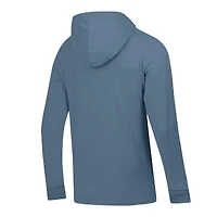 Men's ComfortWash  Blue Auburn Tigers Long Sleeve Hooded T-Shirt