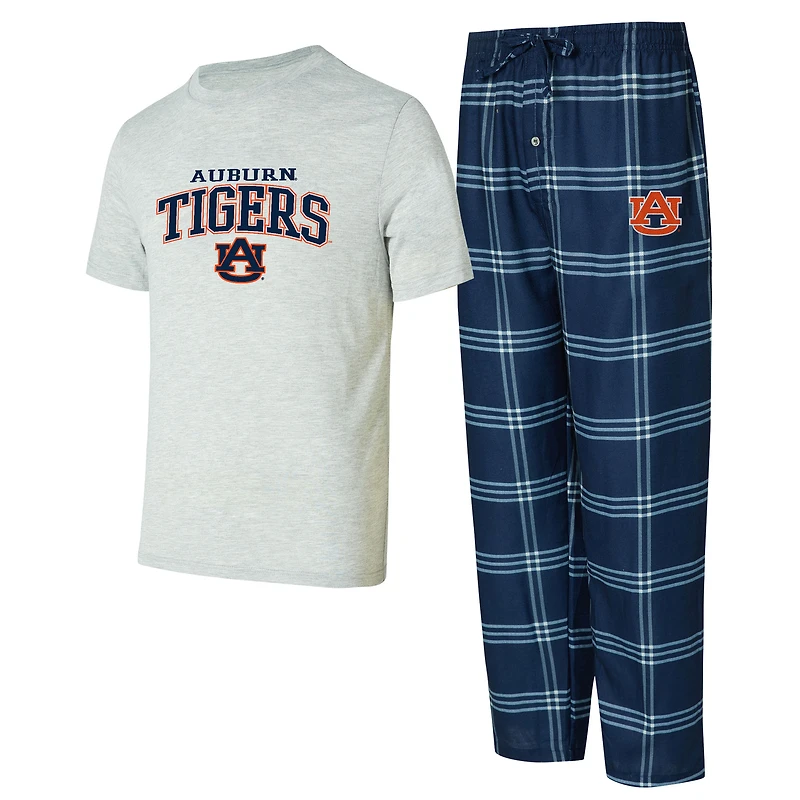 Men's Concepts Sport Auburn Tigers T-Shirt & Pants Sleep Set