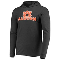 Ensemble pyjama à capuche et jogging manches longues pour homme Concepts Sport bleu marine/anthracite chiné Auburn Tigers Meter