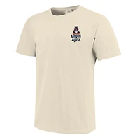 Men's Cream Auburn Tigers Comfort Colors Mascot Overlay T-Shirt