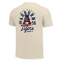 Men's Cream Auburn Tigers Comfort Colors Mascot Overlay T-Shirt