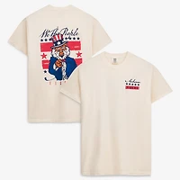 T-shirt crème pour homme Auburn Tigers avec la mascotte Oncle Sam
