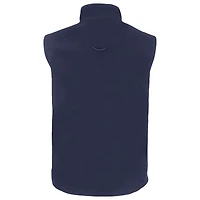 Men's Cutter & Buck  Navy Auburn Tigers Big Tall Charter Eco Full-Zip Vest