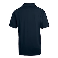 Men's Cutter & Buck Navy Auburn Tigers Team Logo Big Tall Prospect Textured Stretch Polo