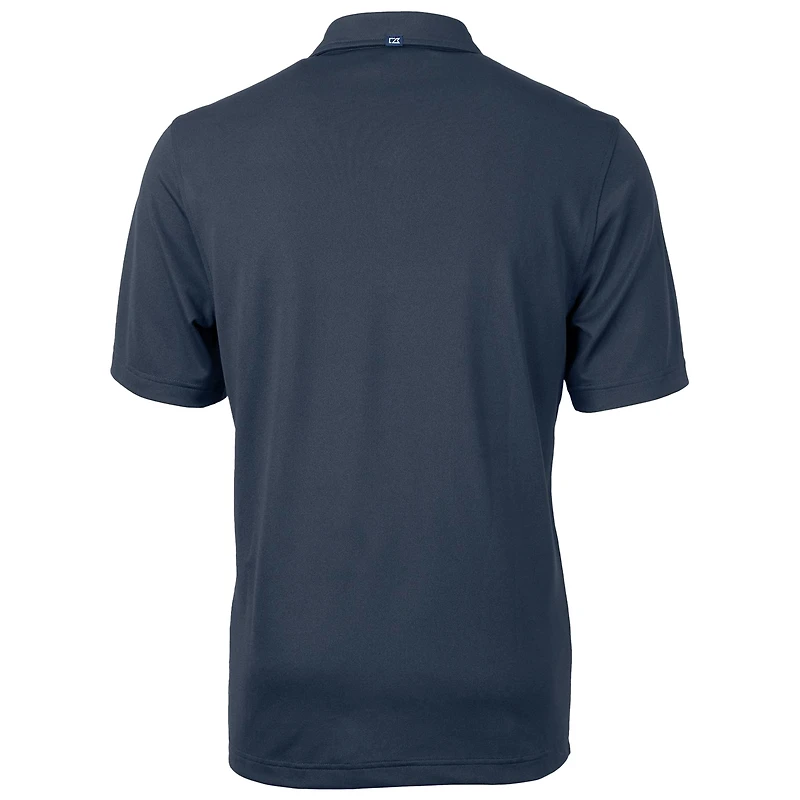 Men's Cutter & Buck Navy Auburn Tigers Team Logo Virtue Eco Pique Recycled Polo