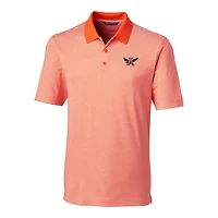 Polo extensible à rayures ton sur Forge pour homme Cutter & Buck Orange Auburn Tigers Big Tall