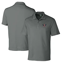 Polo texturé uni Cutter & Buck Steel Auburn Tigers pour homme, grandes tailles, DryTec Genre