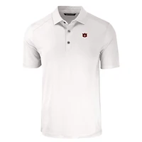 Polo recyclé Forge Eco Stretch pour homme Cutter & Buck White Auburn Tigers, grandes tailles