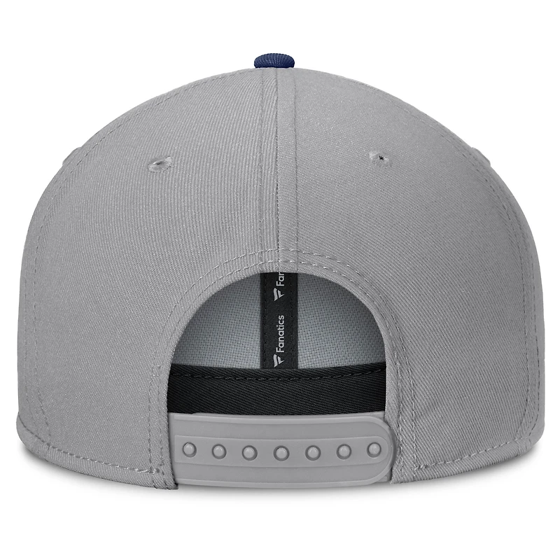 Men's Fanatics Gray Auburn Tigers Duo Snapback Hat