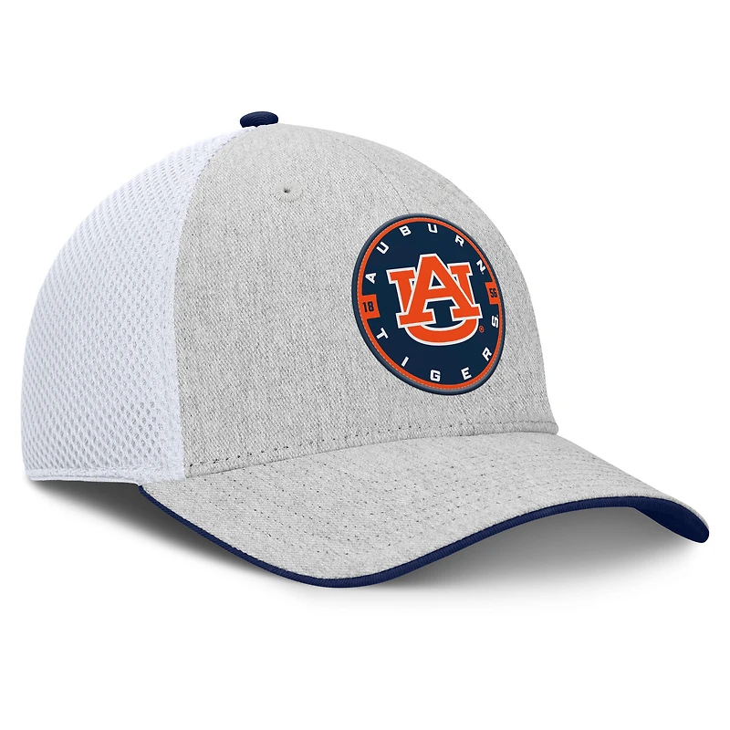 Men's Fanatics  Heather Gray Auburn Tigers Trigger Flex Hat