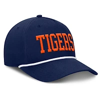 Men's Fanatics Navy Auburn Tigers Foul Ball Rope Adjustable Hat