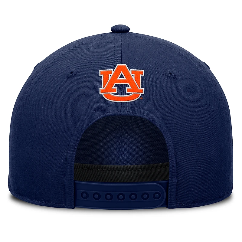Men's Fanatics Navy Auburn Tigers Foul Ball Rope Adjustable Hat