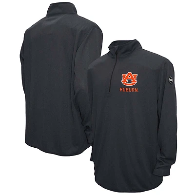 Veste à enfiler demi-zip Thermatec pour homme, couleur charbon, Franchise Club, Auburn Tigers