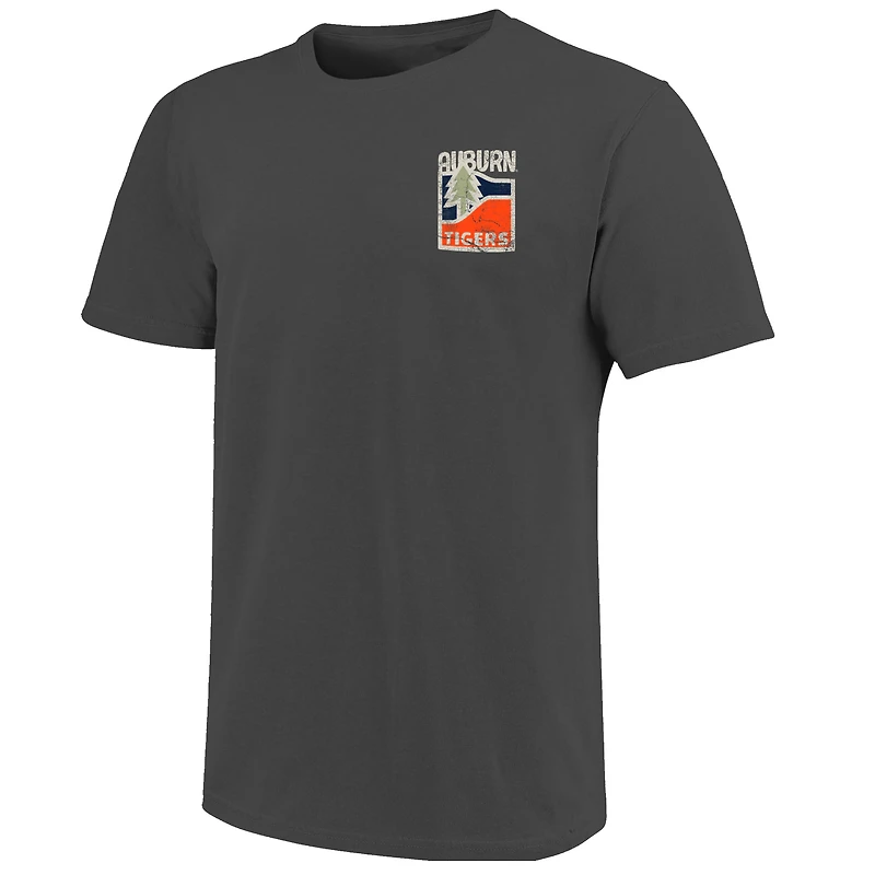 T-shirt graphique effet vieilli pour homme, couleurs confort, Auburn Tigers, Minimal Vista