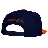 Casquette Snapback 2.0 bleu marine/orange Auburn Tigers Mitchell & Ness pour hommes