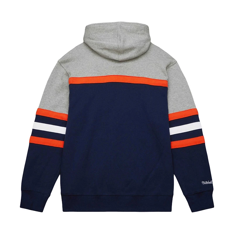 Men's Mitchell & Ness Navy Auburn Tigers Head Coach Pullover Hoodie