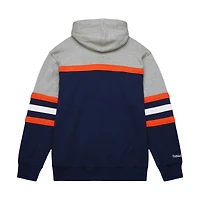Men's Mitchell & Ness Navy Auburn Tigers Head Coach Pullover Hoodie