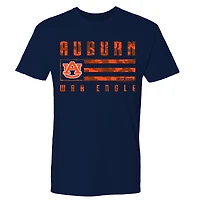 Men's Navy Auburn Tigers Banner Flag T-Shirt