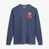 Men's Navy Auburn Tigers Father's Day Campus Drawing Long Sleeve T-Shirt